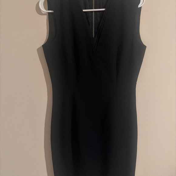Ted Baker Black V-Neck Midi Dress - Picture 4 of 10